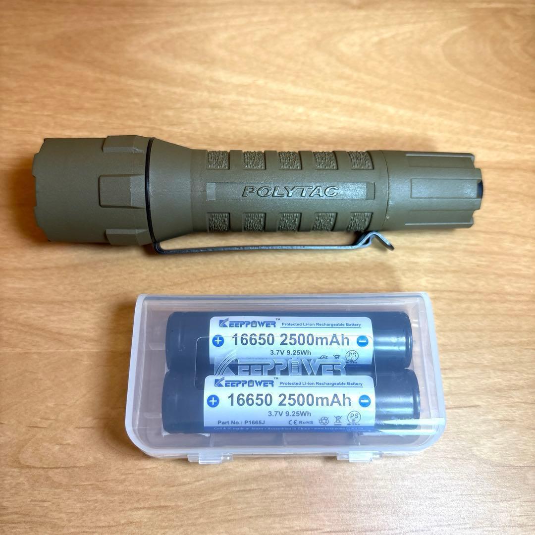 STREAMLIGHT(ストリームライト) POLYTAC 16650電池
