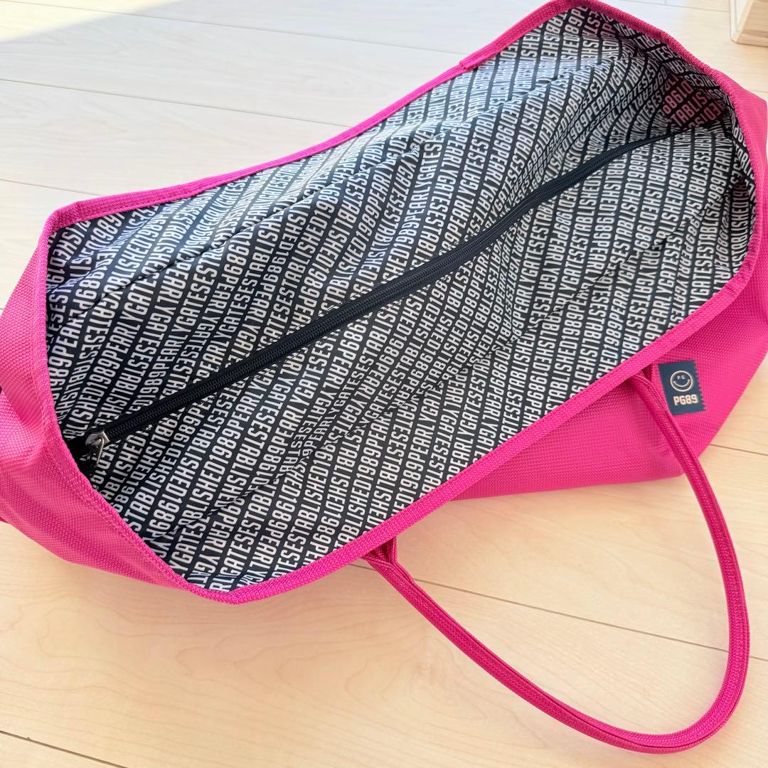 PEARLYGATES パーリーゲイツ　ピンク トート　ロッカーバック　ゴルフ