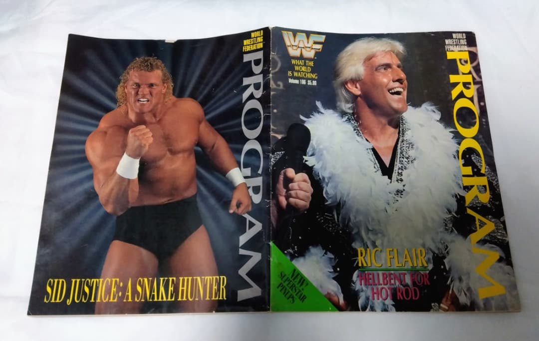 【激レア】WWF公式ハワイアロハスタジアム大会パンフ  フレアー／ホーガン超豪華