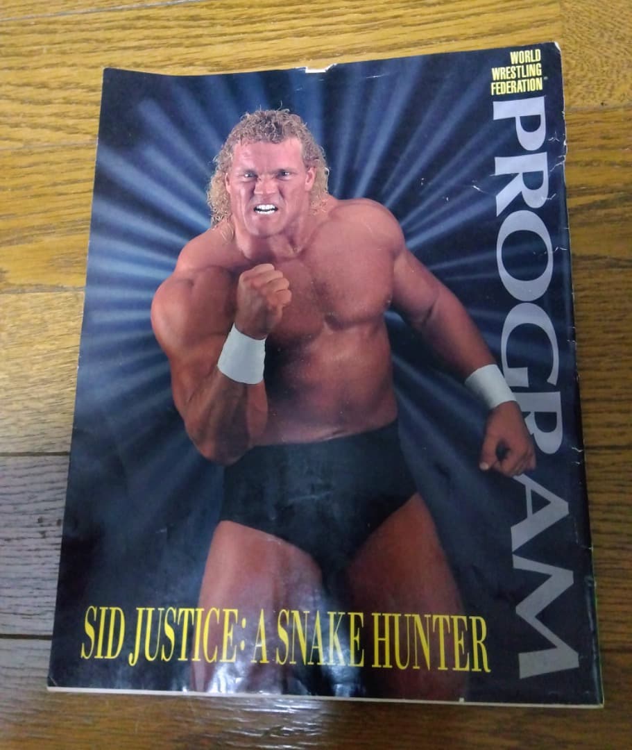 【激レア】WWF公式ハワイアロハスタジアム大会パンフ  フレアー／ホーガン超豪華