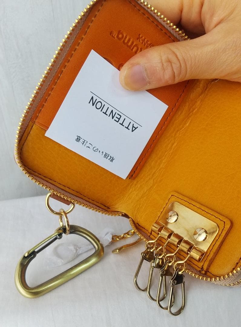 リラックマ　本革　キーケース　リラックマストア限定