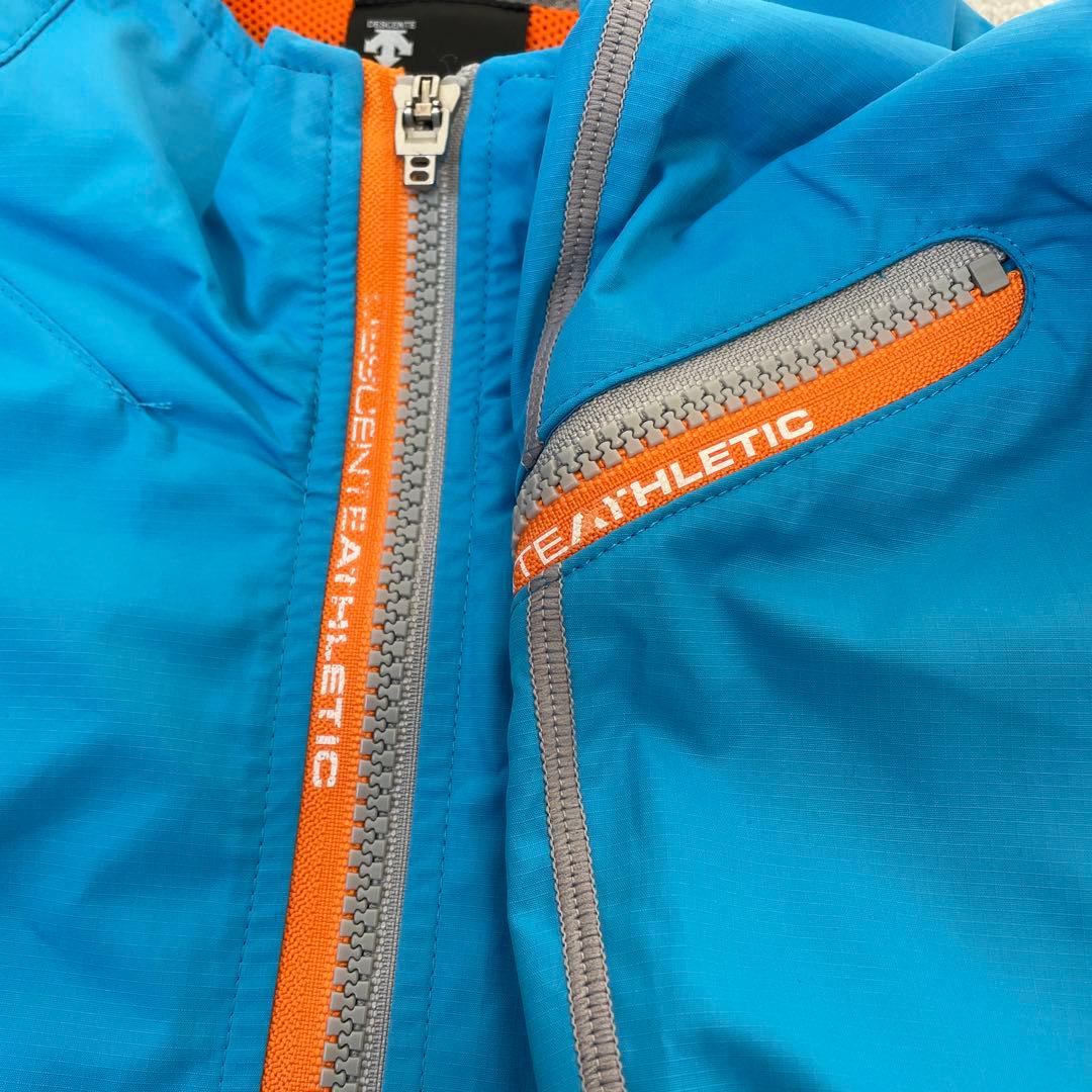 DESCENTE デサント 大きいサイズ ウインドブレーカー 上下 ブルー O