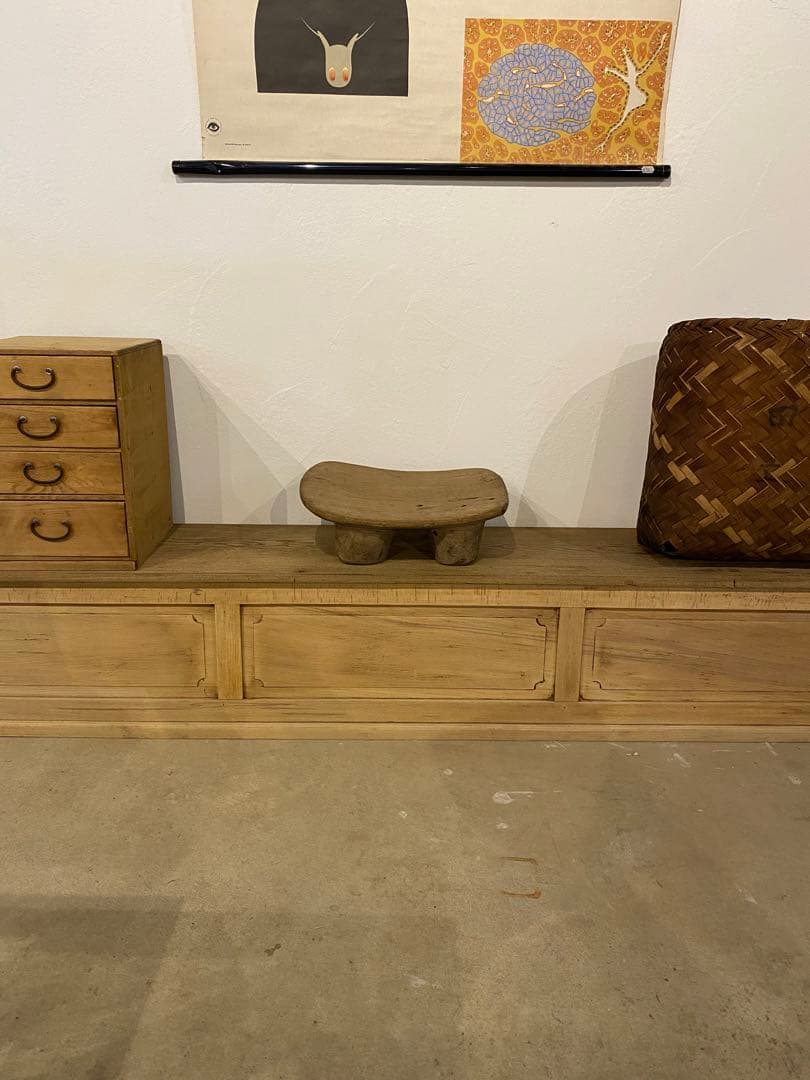 アンティーク　アフリカ　スツール　木製