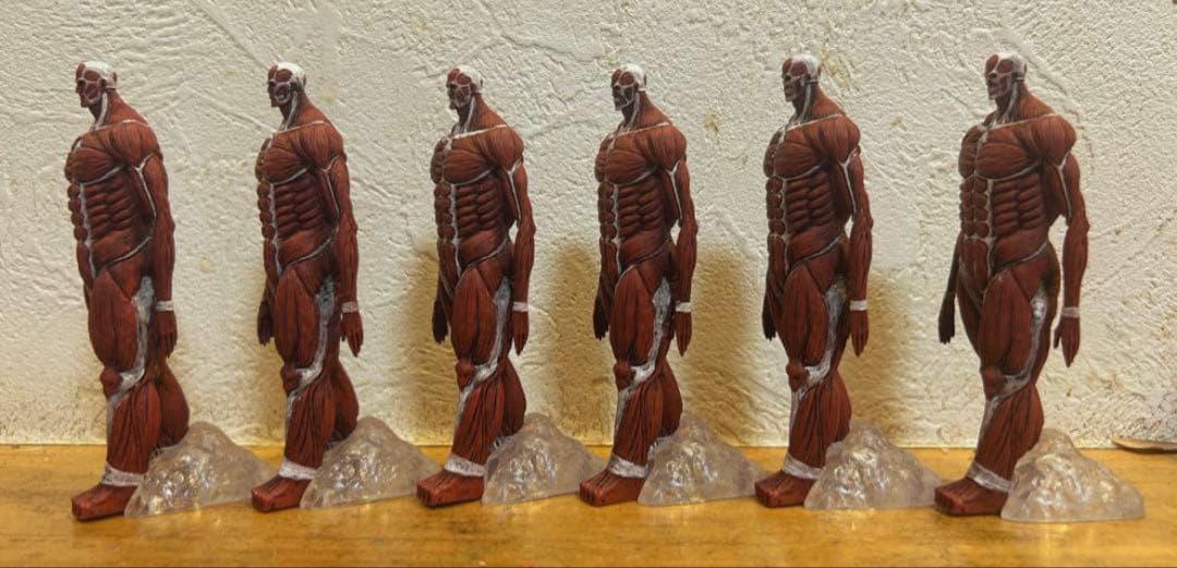 進撃の巨人 一番くじ フィギュア 地鳴らし 全6種　I賞　リペイント