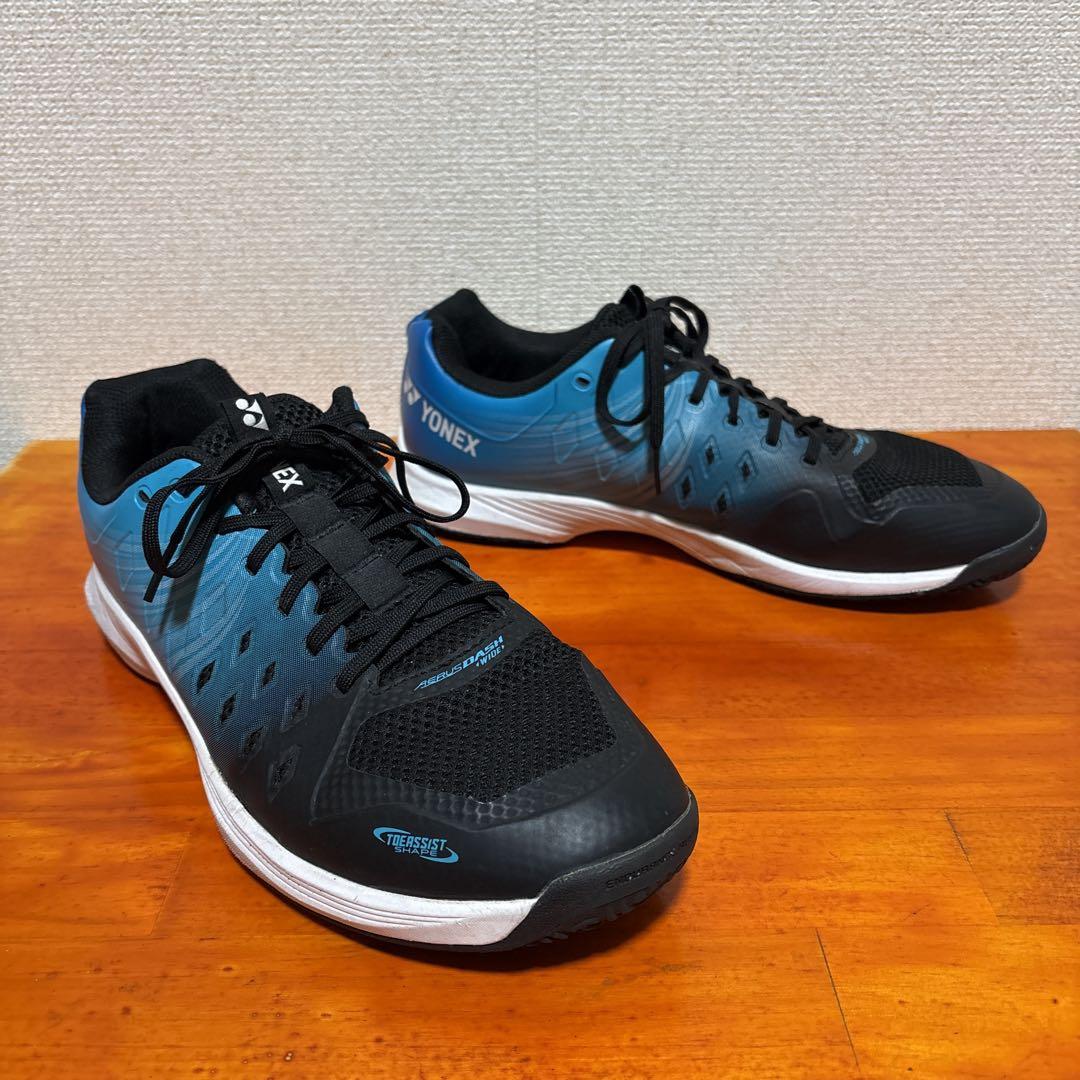 テニス 27.5cm ヨネックス パワークッションエアラスダッシュ4 ワイドGC