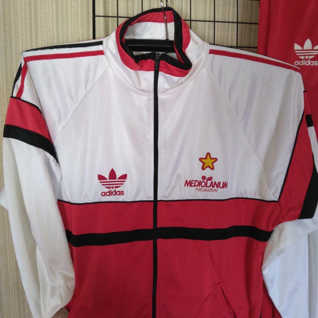 90”adidas AC.MILAN Mediolanum 上下スーツセット3L