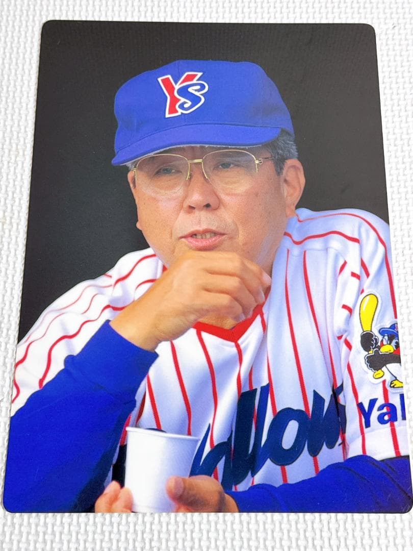 ★ヤクルト 73 野村克也 1998年 勇退記念 サイン入り下敷き 非売品 最終