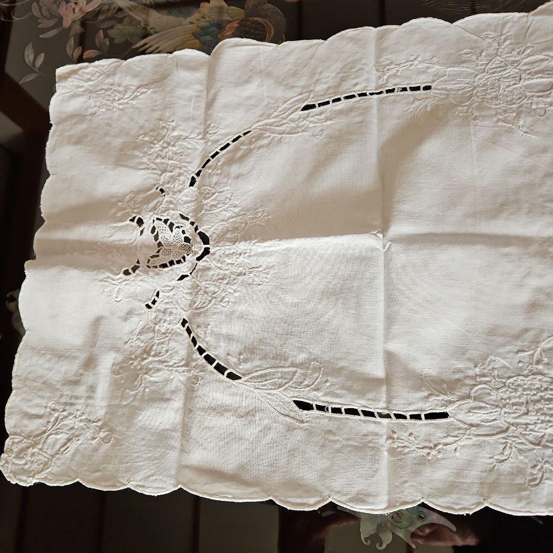 イギリスアンティークテーブルランナー