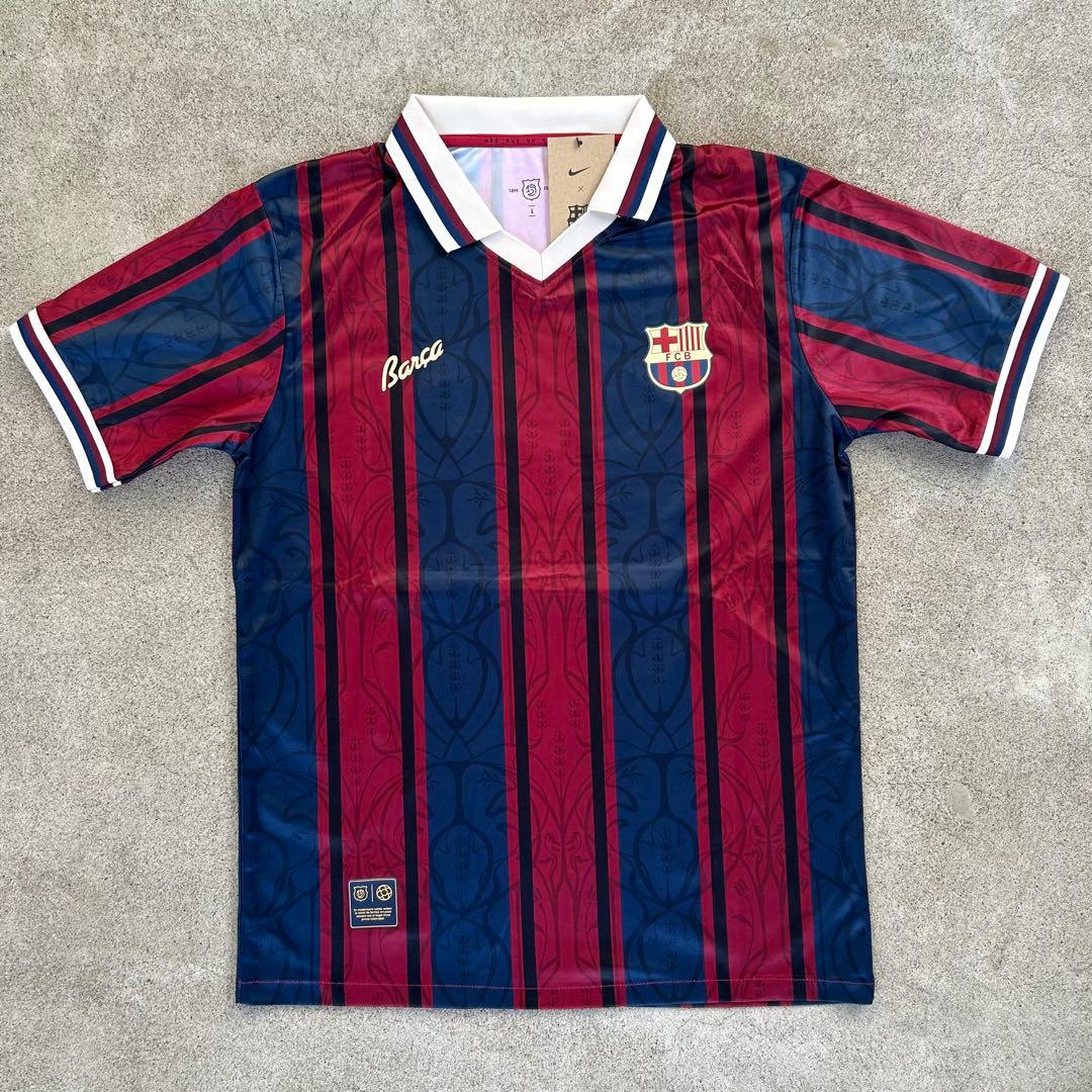 激レア　バルセロナ　125周年　ロナウジーニョ　レトロユニフォーム　タグ付き　L