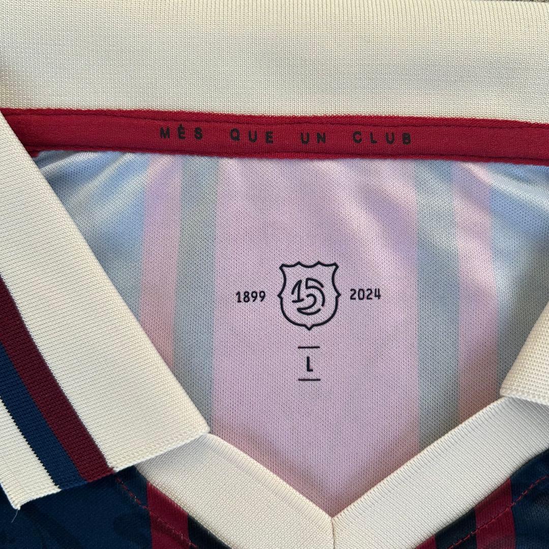 激レア　バルセロナ　125周年　ロナウジーニョ　レトロユニフォーム　タグ付き　L