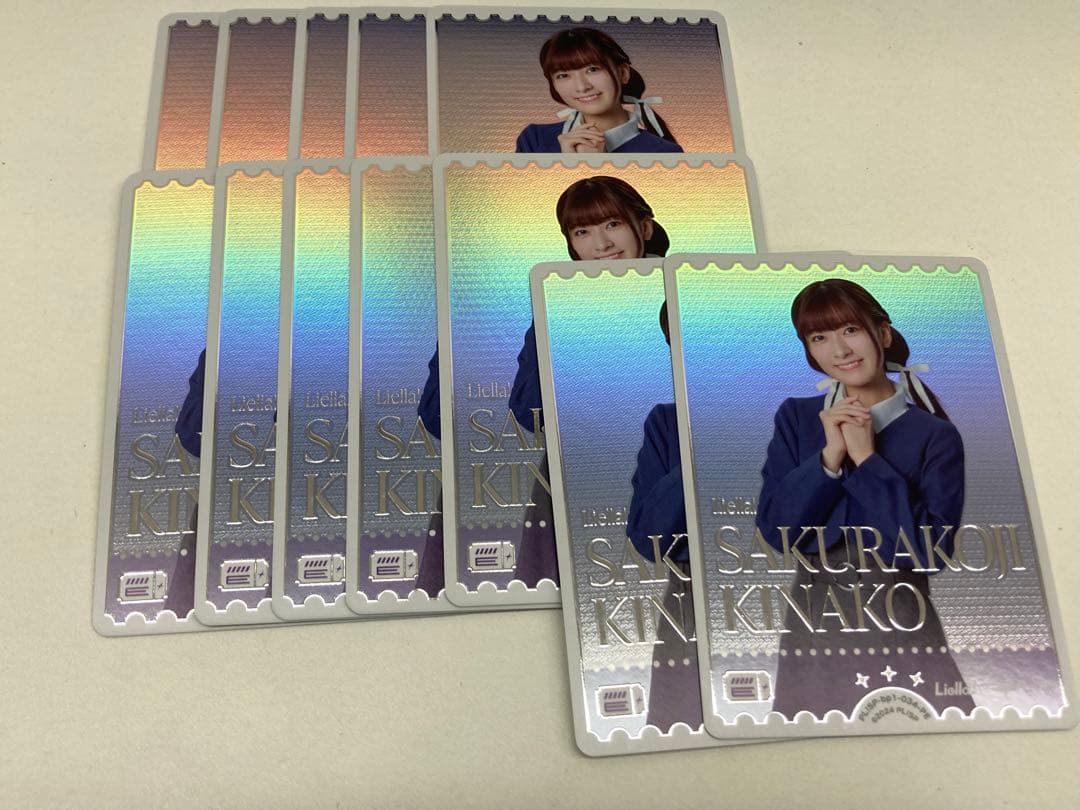 桜小路きな子　ラブライブ！オフィシャルカードゲーム　ラブカ　PE 12枚