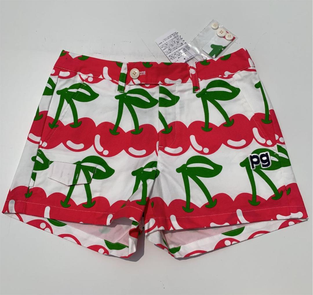 新品 パーリーゲイツ PEARLY GATES チェリー ショートパンツ 0
