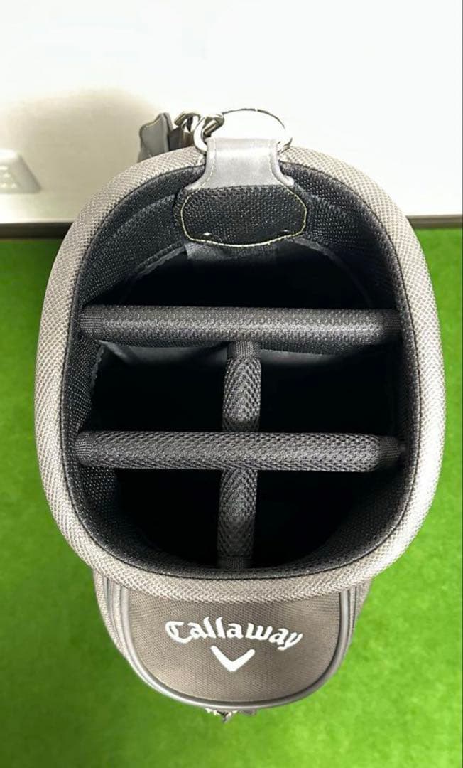Callaway お洒落☆キャディバッグ グレー　フード有りコンプリート品