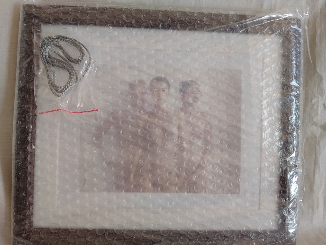 高塚省吾 「三人の曙」人物画 三人の女性 ブラウンフレーム