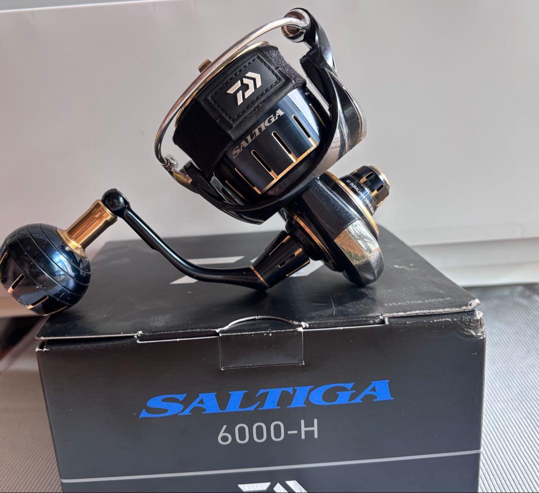 げ*ろ様 肉*7様 DAIWA 23SALTIGA 6000-H スピニングリー