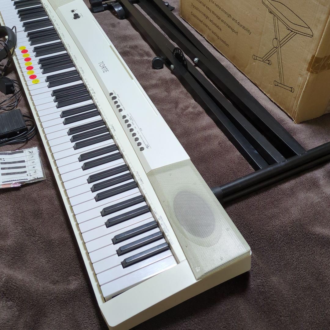 中古良品 電子ピアノ TDP-88TORTE スタンド付き さくら楽器 鍵盤楽器