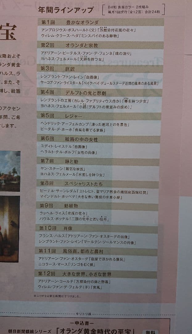 朝日新聞額絵シリーズ画集セット