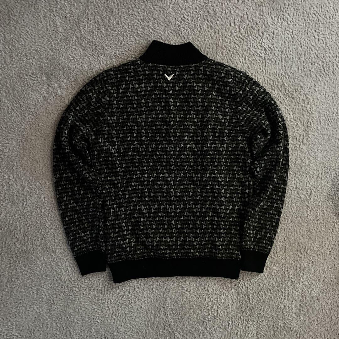 【超美品】Callawayジップジャケットブラック/グレー 美品 ゴルフスポーツ