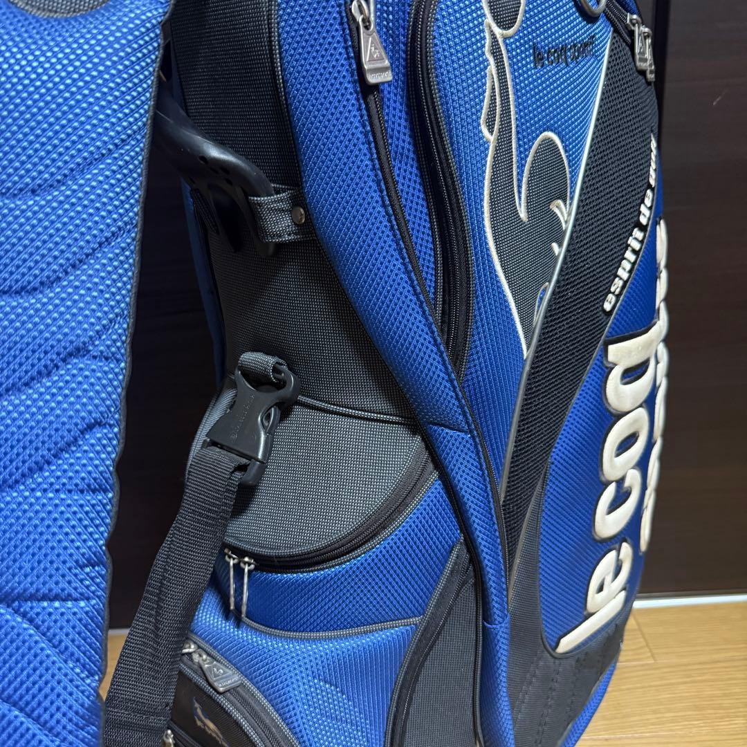 le coq sportif キャディバッグ ゴルフバッグ ブルー