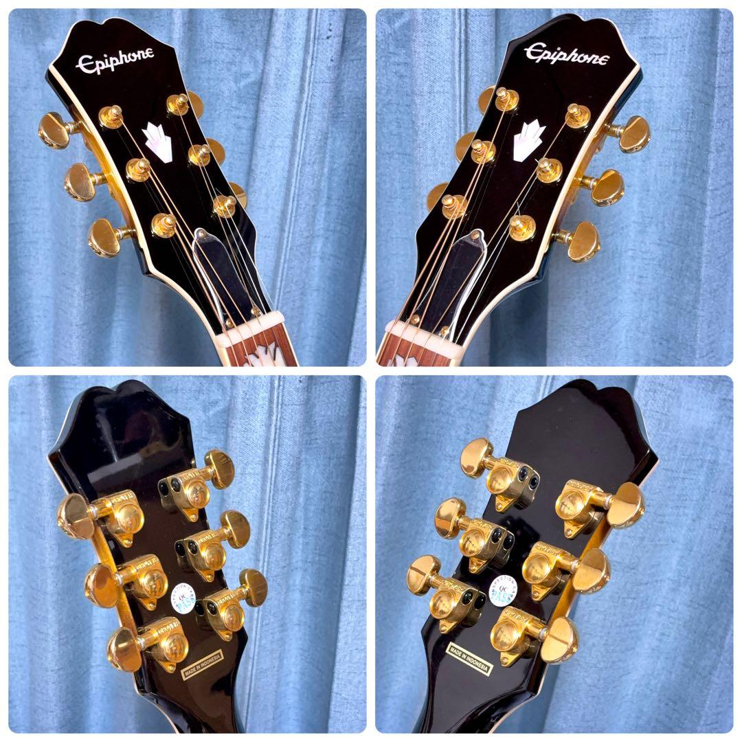 【牛骨★エレアコ】Epiphone☆J-200EC Studio/VS！ジャンボ