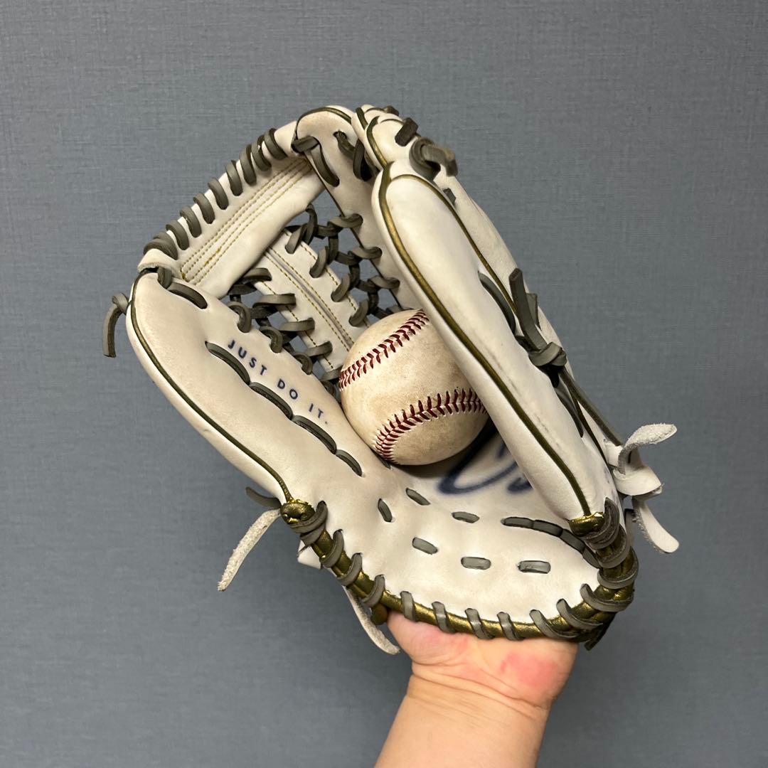 1136 ナイキ ダイヤモンドチッパー 型抜群 極美品 軟式 内野手用グローブ