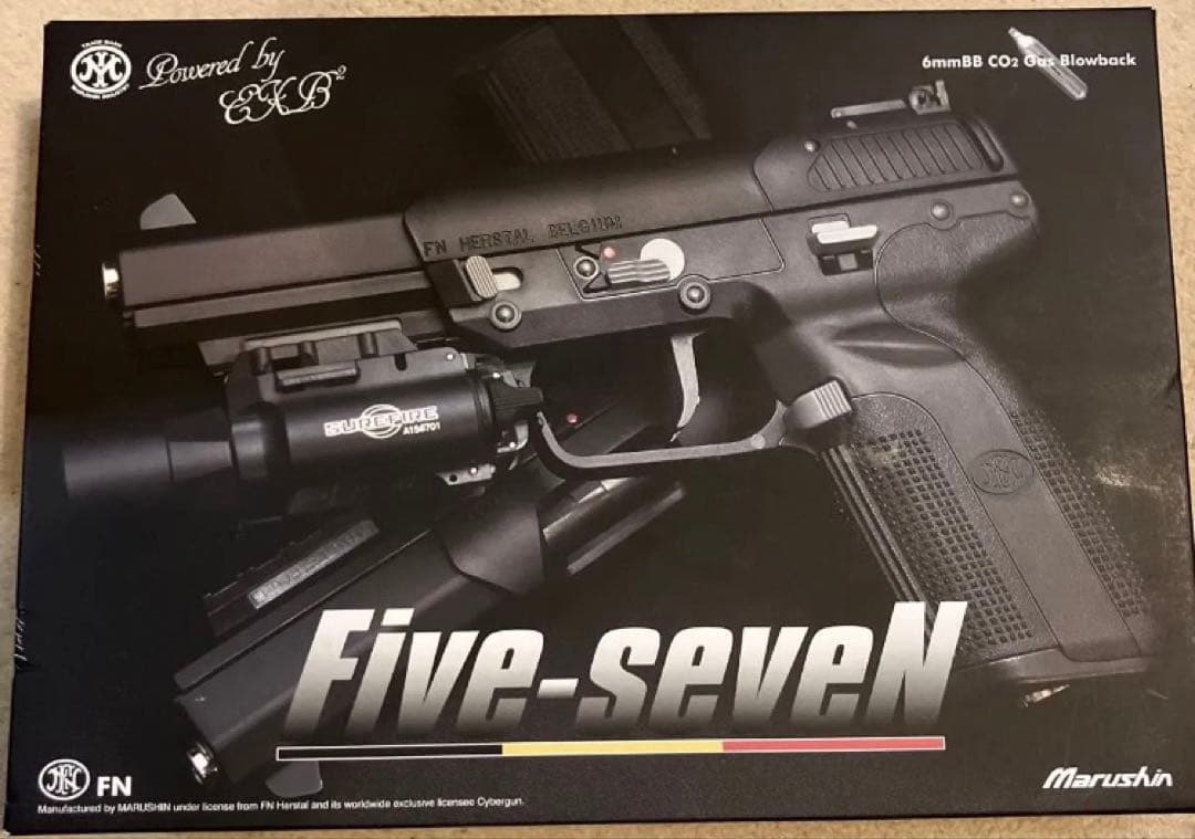 マルシンFive sevenEXB2 CO2 ガスガン アルミピストン Ver2