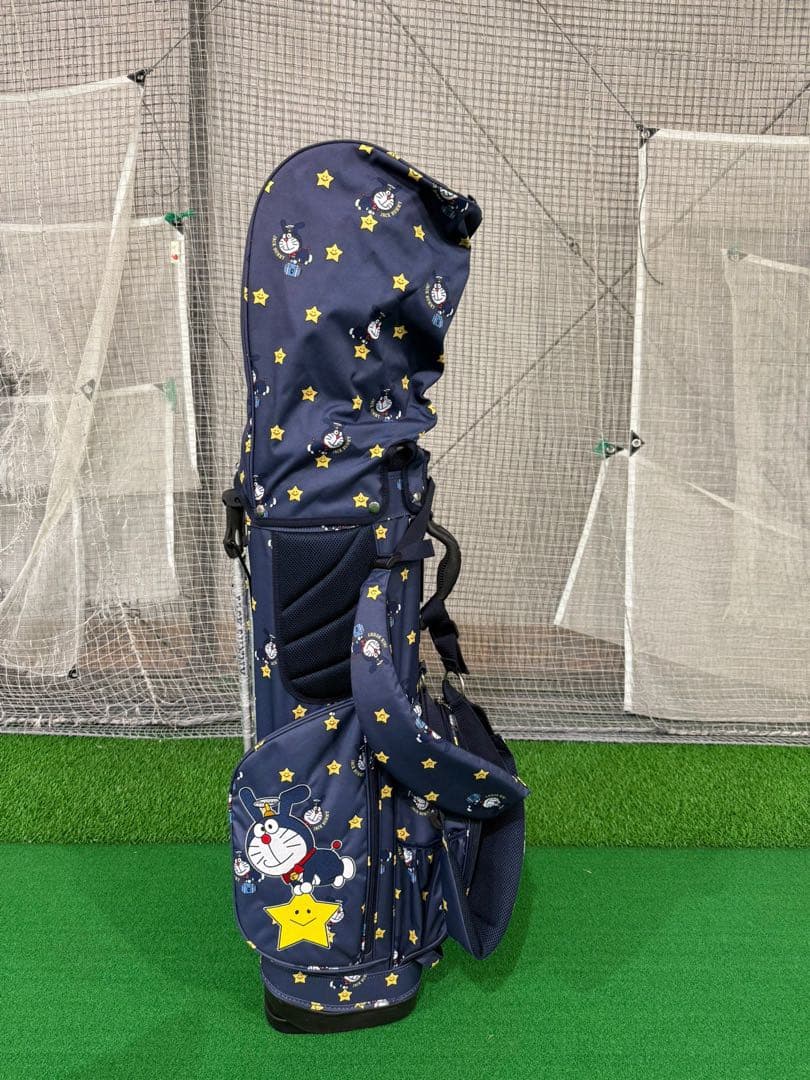 美品ドラえもん × Jack Bunny!! ねがい星 スタンド型キャディバッグ