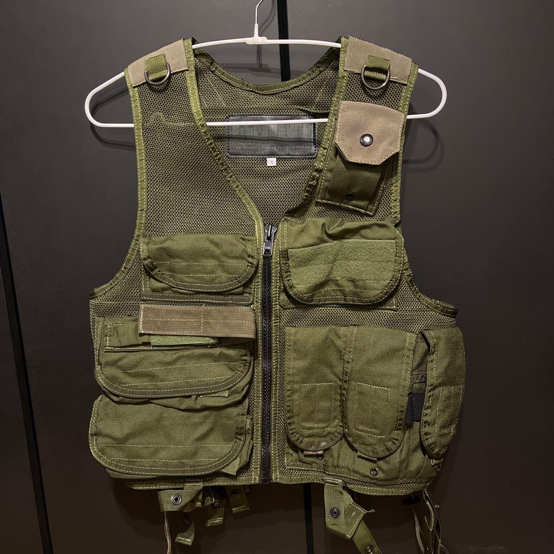 BLACKHAWK! タクティカルベスト オリーブドラブ　鳥タグ　V-1ベスト