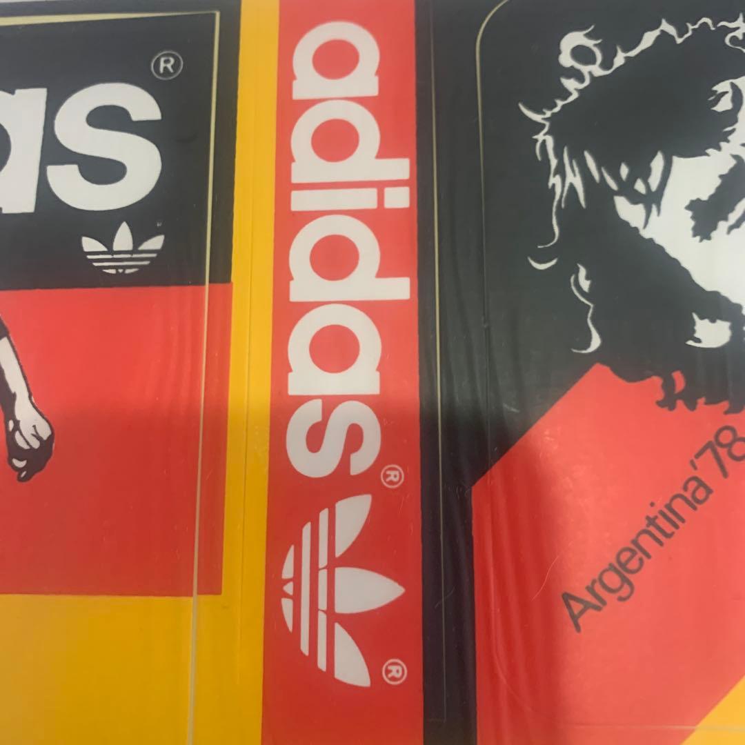 新品ヴィンテージ1978adidasステッカーベルティフォックツ　ゼップマイヤー