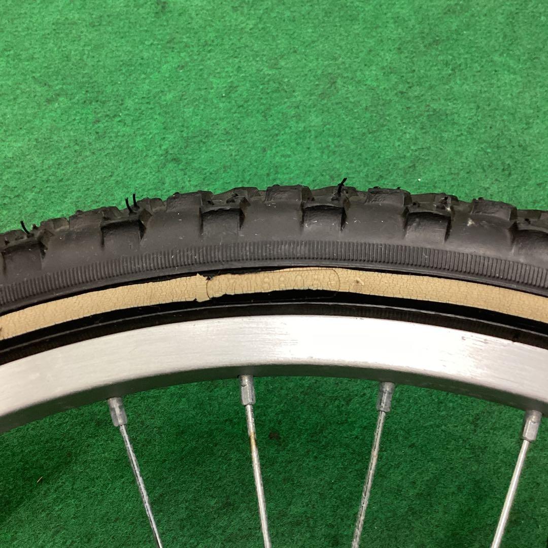 アルミリム　後輪　22x1.75 タイヤ付 外装6段 22インチ　バンドブレーキ