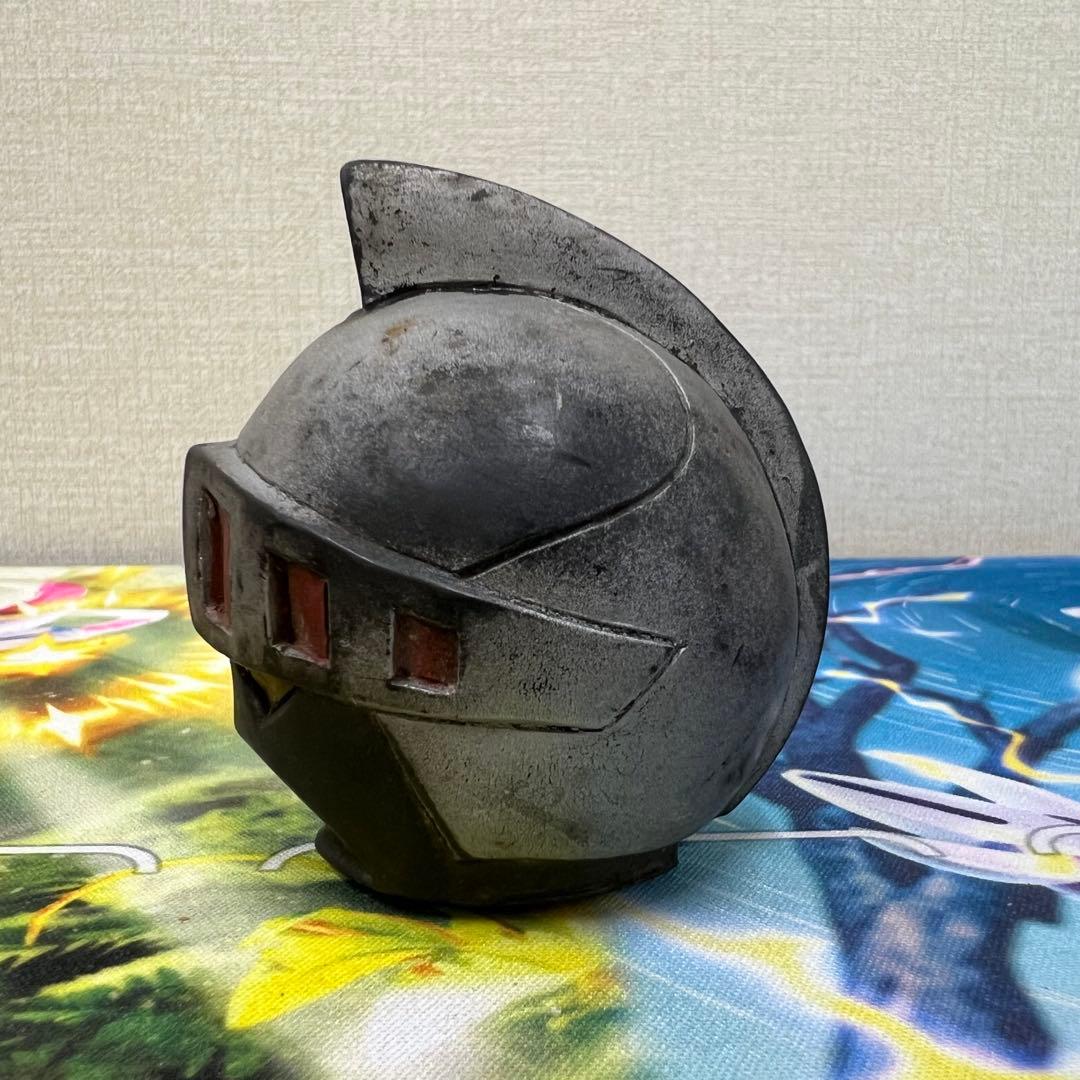 志*人様 希少ビンテージソフビ【シルバー仮面 】 面取れ　旧バンダイ 　TBS