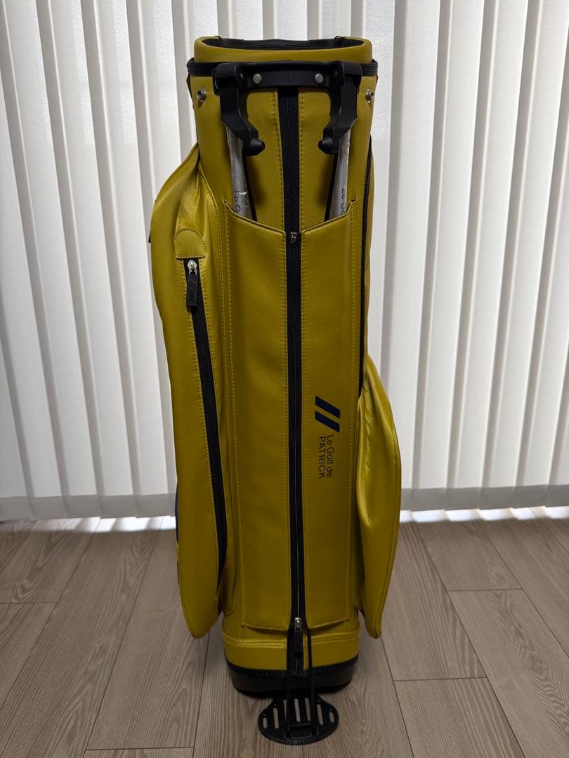 新品未使用　パトリック　キャディバッグ　PATRICK GOLF マスタード