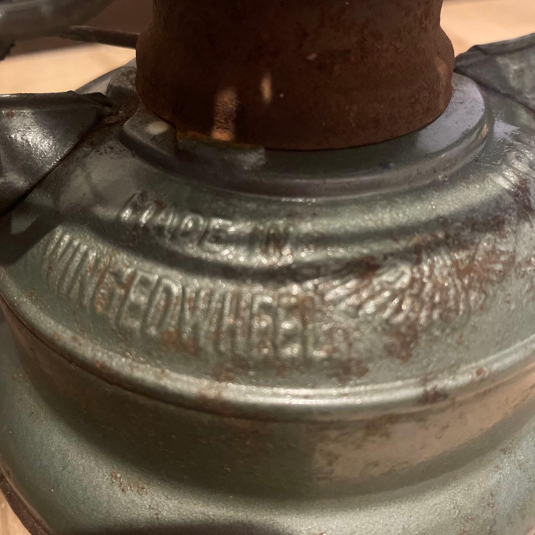 アンティーク　WINGED WHEEL No.500日本製 グリーンランタン