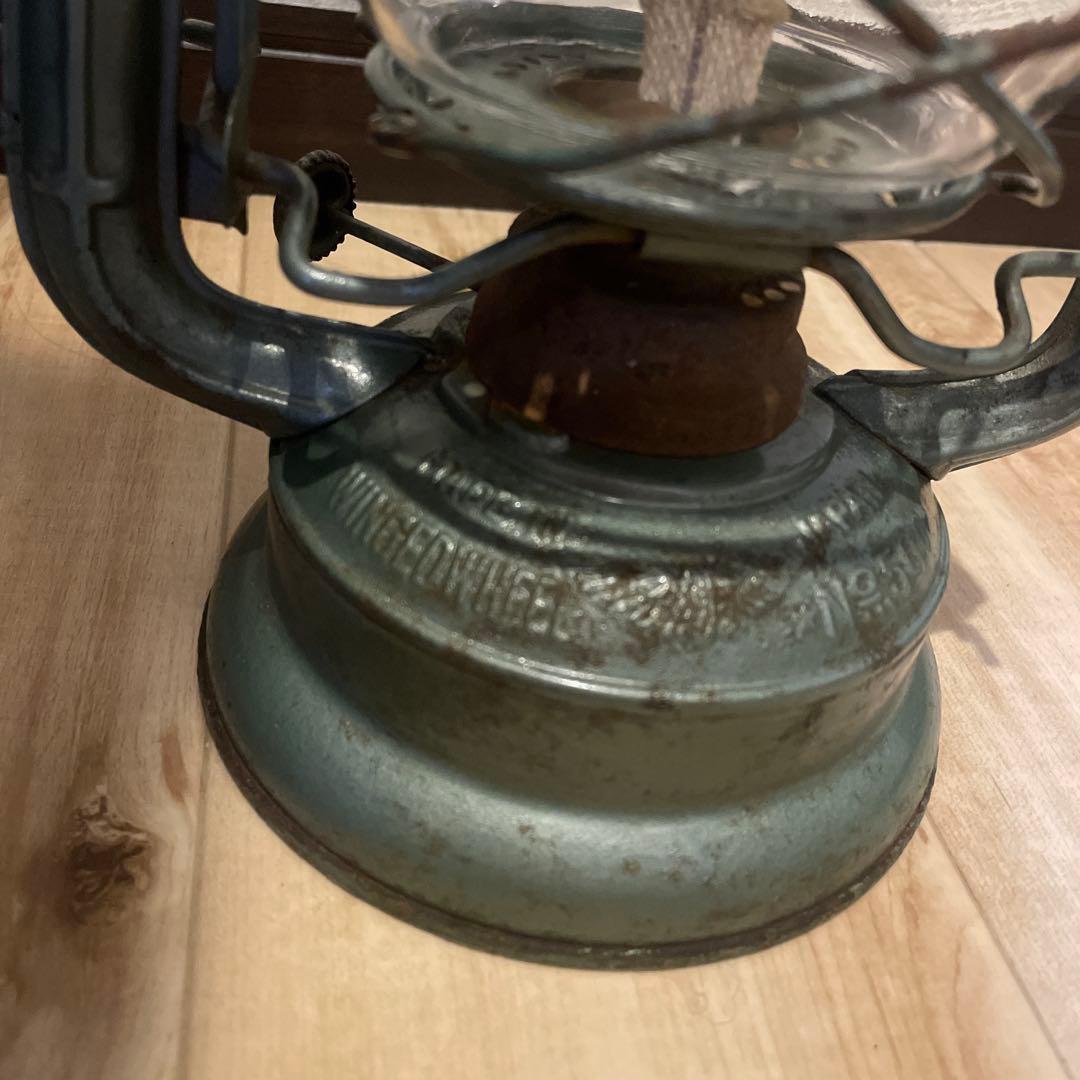 アンティーク　WINGED WHEEL No.500日本製 グリーンランタン