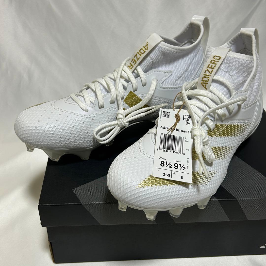 Adizero Impact Cleats　WHT/GLD　26.5㎝　V