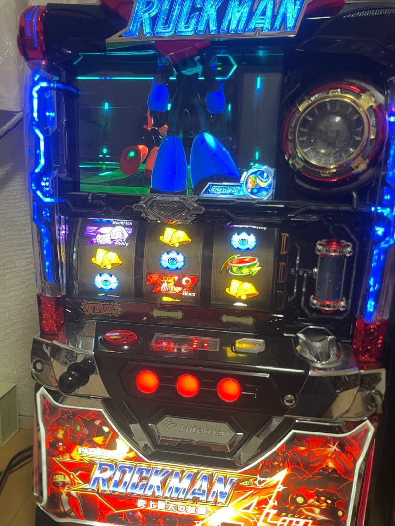 パチスロ　ロックマンアビリティ　メダル不要機搭載　作動確認済み