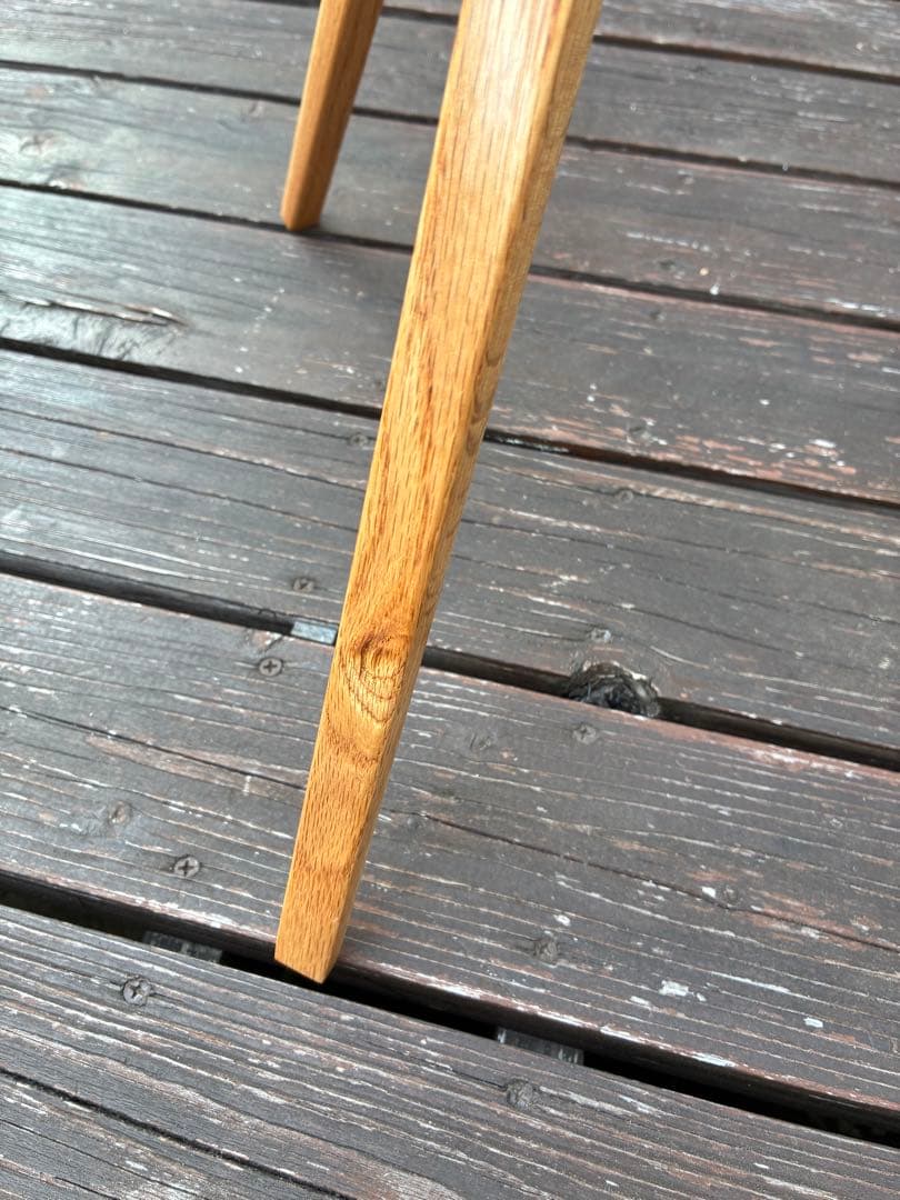 木製三脚オーク材（サイドテーブル用）