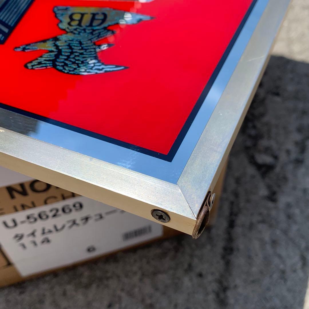 54×46cm　バドワイザー　パブミラー　Budweiser 鏡