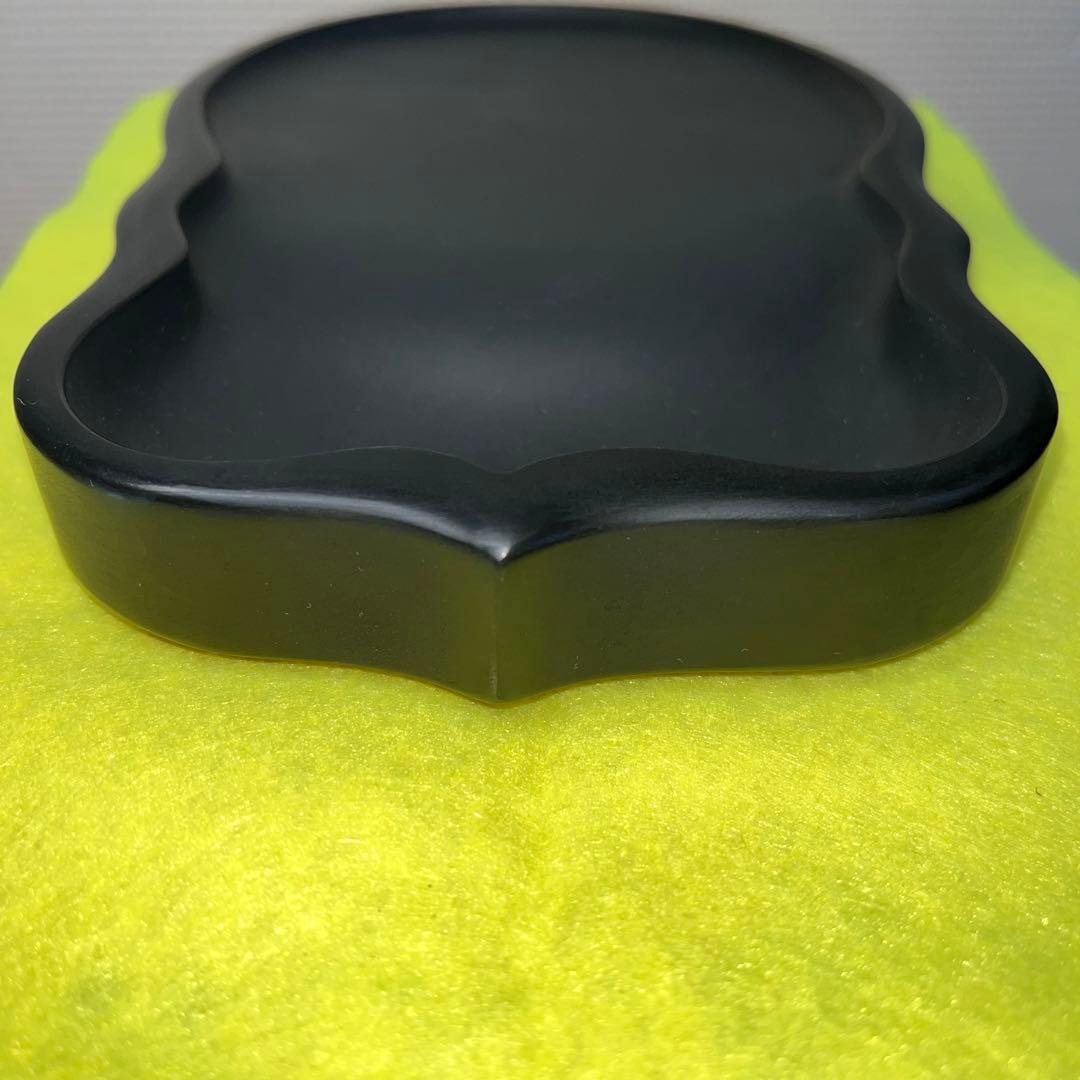 ⭕️雨畑硯　特殊研　名工　正峯　新品美品　四六寸大　希少美しい　女性好み