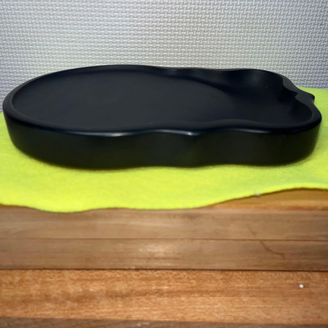 ⭕️雨畑硯　特殊研　名工　正峯　新品美品　四六寸大　希少美しい　女性好み