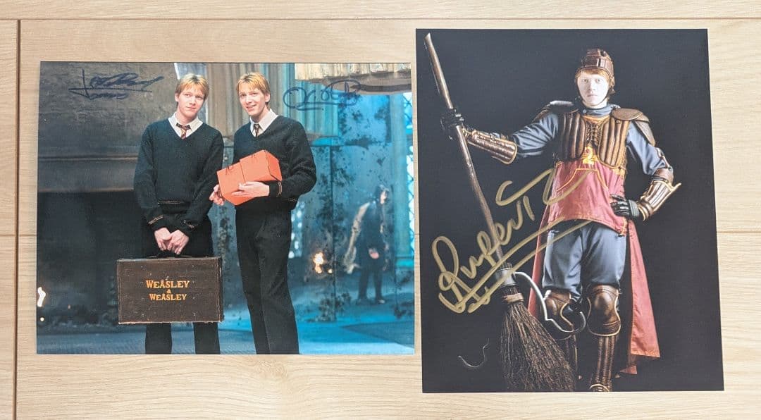 コミコン ルパート・グリント、フェルプス兄弟 直筆サイン ハリーポッター　映画