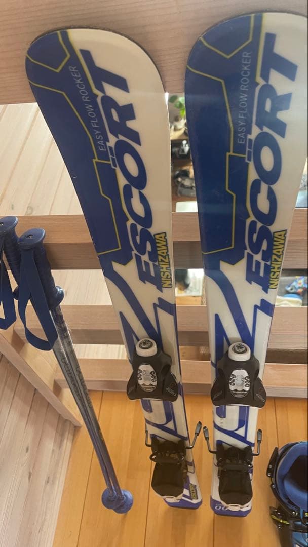 カービングスキー板100cm103セットビンディングストック子供ジュニアキッズ