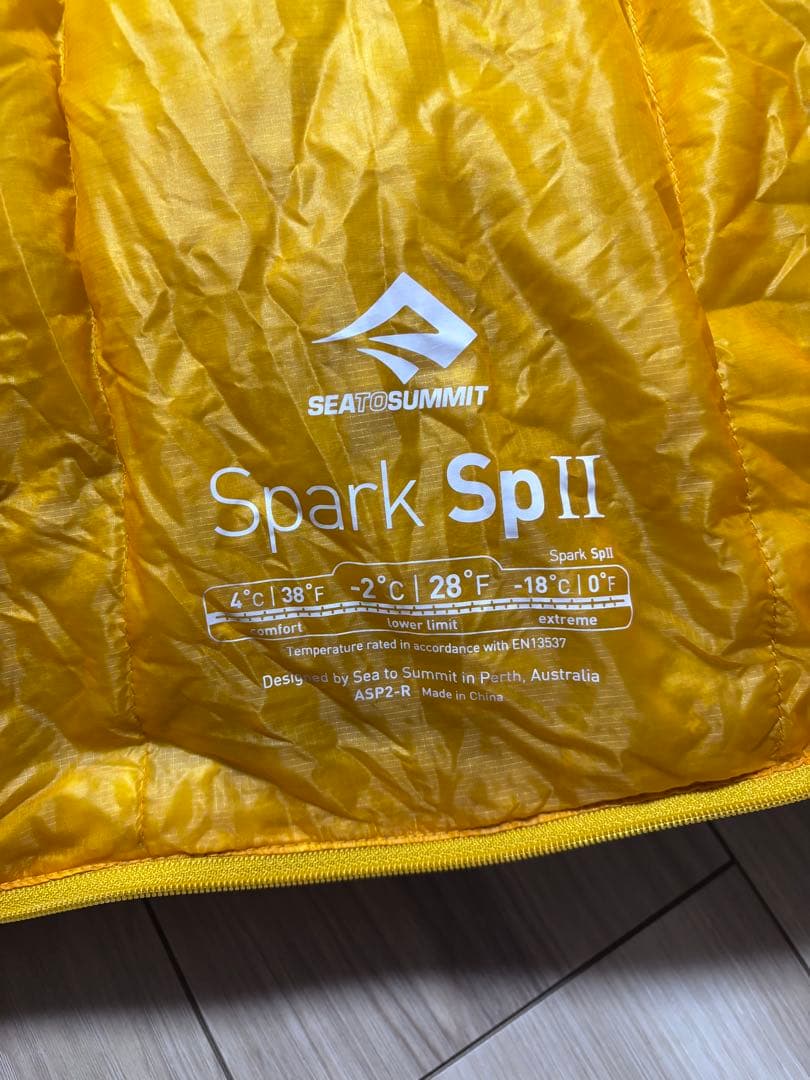 【未使用品】sea to summit Spark SP2