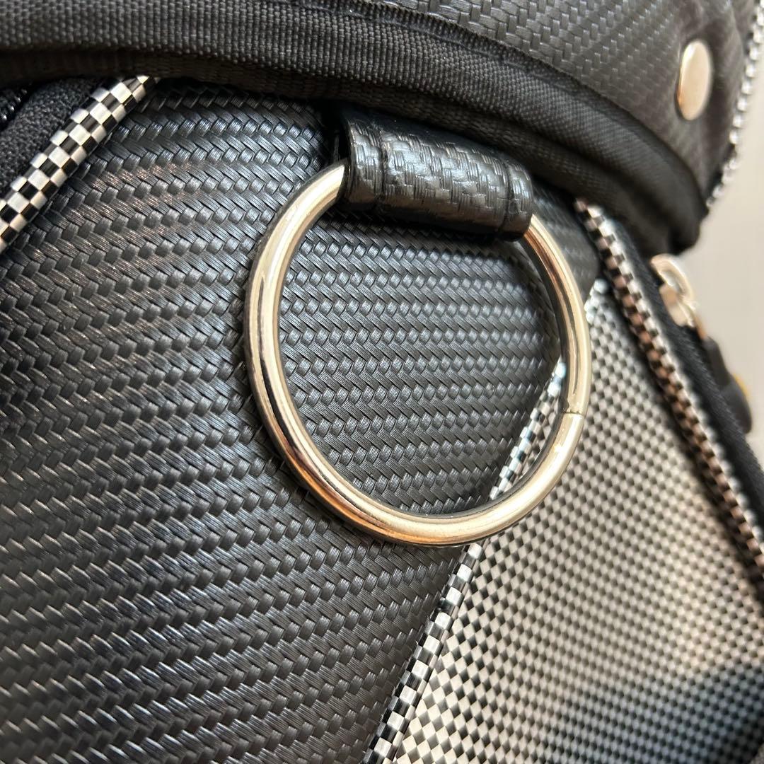 【希少・美品】SINGHA シンハービール　キャディバッグ　ゴルフ　カーボン調