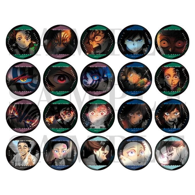 鬼滅の刃 無限城編 ものがたる眼差し コレクション缶バッジA 20種コンプリート