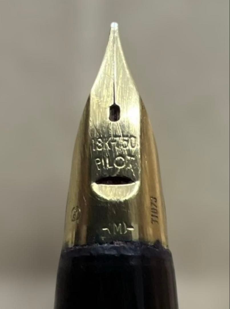大幅値下げ‼️PILOT GRANDEEゴールド装飾付高級万年筆 18K大型ペン先