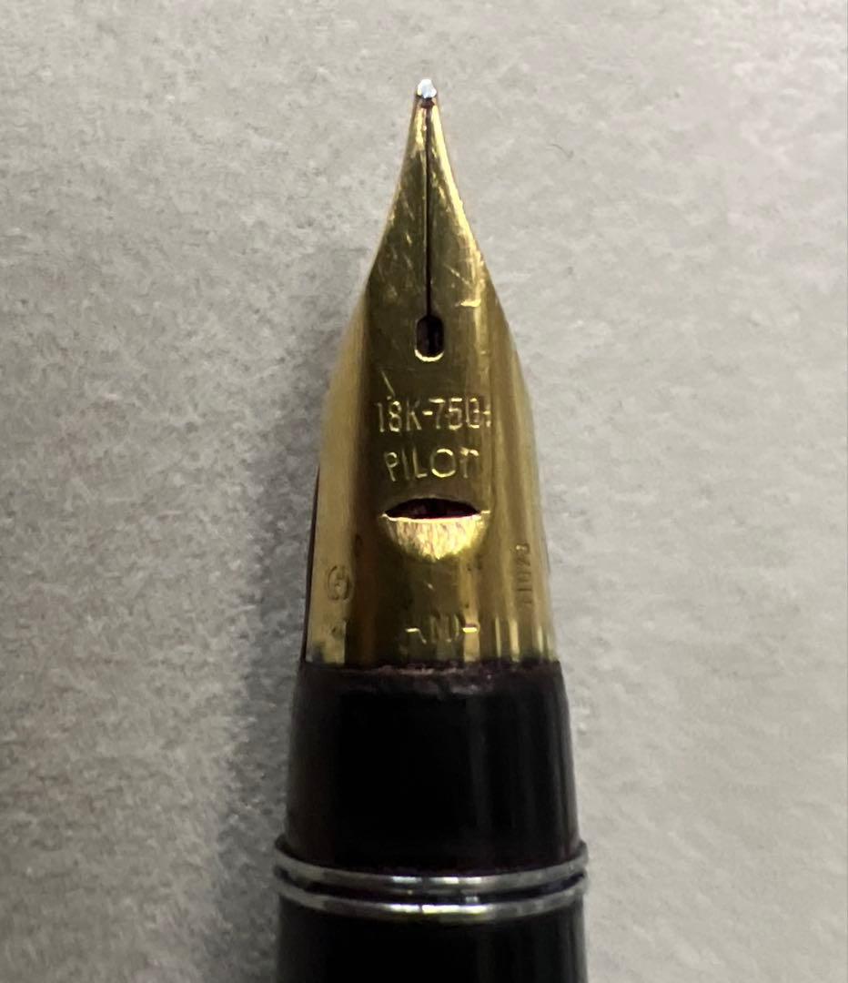 大幅値下げ‼️PILOT GRANDEEゴールド装飾付高級万年筆 18K大型ペン先