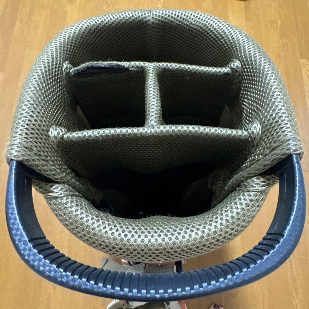 イエローロブスター迷彩 ゴルフキャディバッグ　6種類ヘッドカバー付き