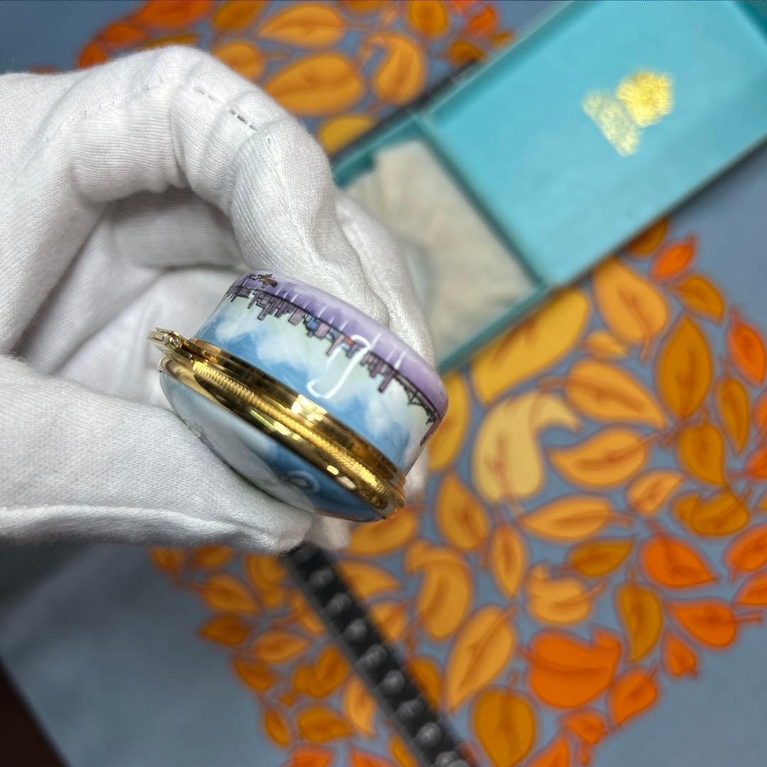 HALCYON DAYS 自由の女神像　ティファニーデザイン　小物入