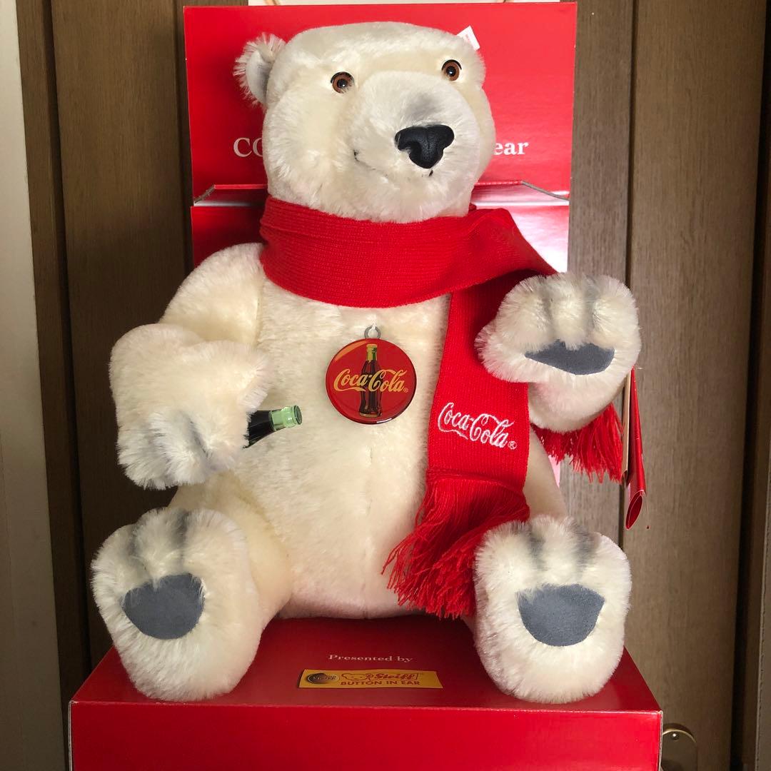 シュタイフ　コカコーラコラボ　ポーラベア